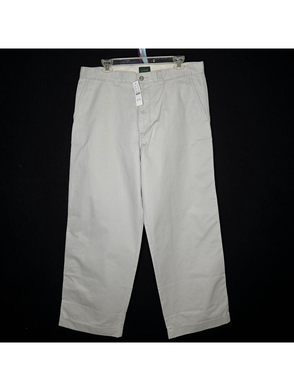 NWT Men's J.Crew Giant Fit Straight Tan Chino Pants Sz 34 x 29